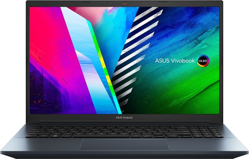 ASUS VivoBook Pro 15 OLED K3500 | i7-11370H | 15.6" | 16 GB | 1 TB SSD | FP | blå | Win 11 Home | AR