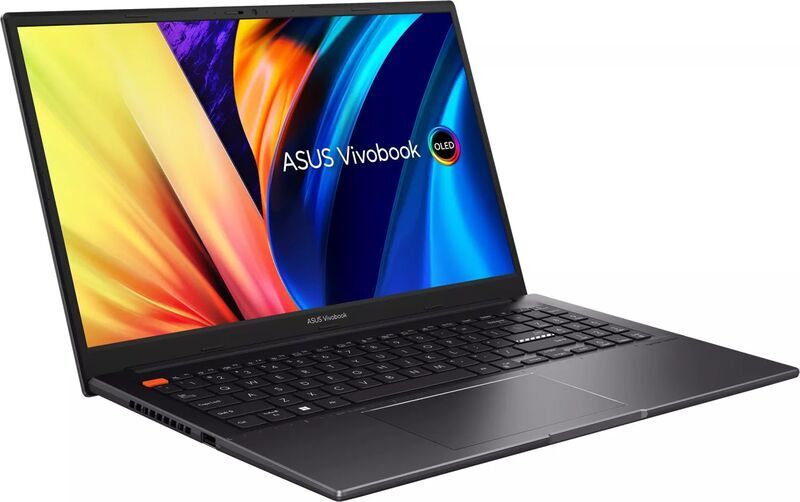 ASUS Vivobook S 15 OLED K3502 | i5-12500H | 15.6" | 16 GB | 512 GB SSD | 2880 x 1620 | FP | Tastaturbeleuchtung | schwarz | Win 11 Home | ES 3