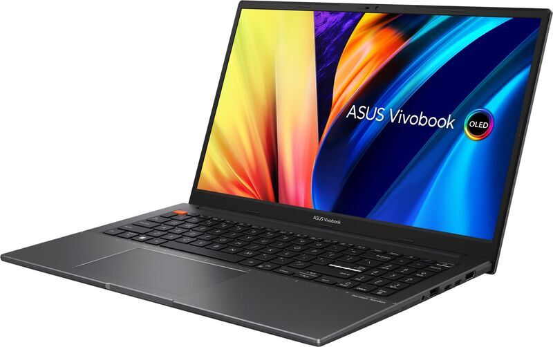 ASUS VivoBook S15 OLED M3502QA | Ryzen 5 5600H | 15.6" | 16 GB | 512 GB SSD | FP | Tastaturbeleuchtung | schwarz | Win 11 Home | International English 3