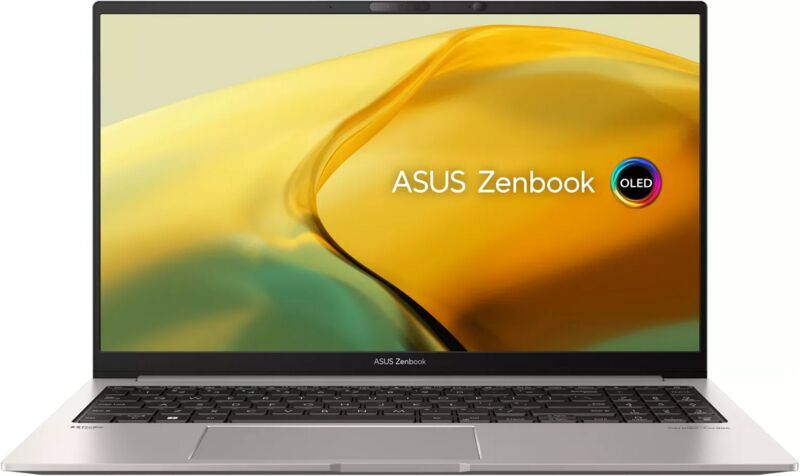 ASUS ZenBook 15 OLED UM3504 | Ryzen 7 7735U | 15.6" | 16 GB | 512 GB SSD | Tastaturbeleuchtung | grau | Win 11 Home | ES 1