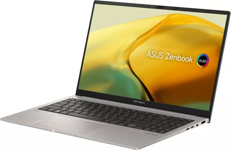 ASUS ZenBook 15 OLED UM3504 | Ryzen 7 7735U | 15.6" | 16 GB | 512 GB SSD | Tastaturbeleuchtung | grau | Win 11 Home | ES 3