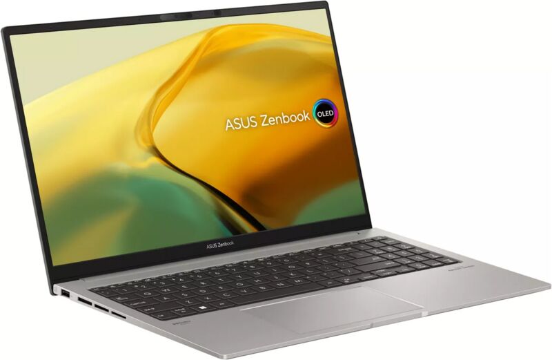 ASUS ZenBook 15 OLED UM3504 | Ryzen 7 7735U | 15.6" | 16 GB | 512 GB SSD | Tastaturbeleuchtung | grau | Win 11 Home | ES 2