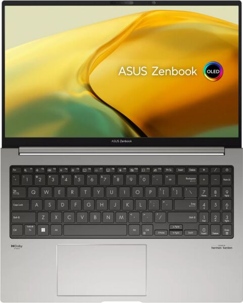ASUS ZenBook 15 OLED UM3504 | Ryzen 7 7735U | 15.6" | 16 GB | 512 GB SSD | Tastaturbeleuchtung | grau | Win 11 Home | ES 4