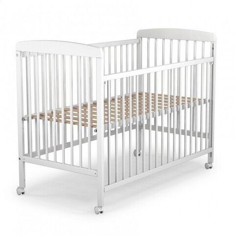 AT4 Essential Babybett mit Schiebegitter | 60 x 120 cm | weiß 1