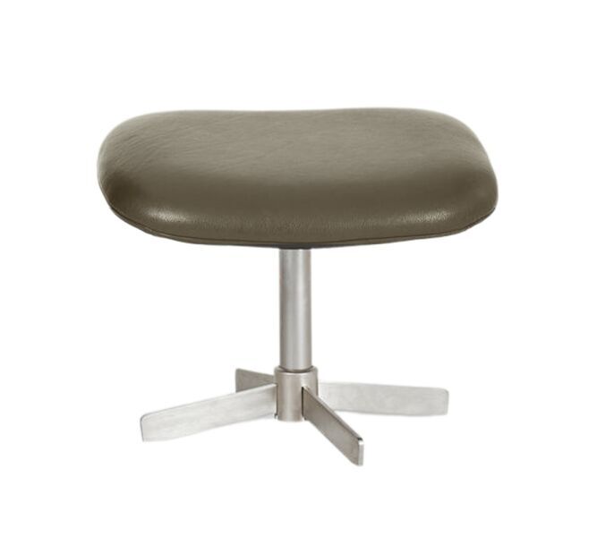 Athena poggiapiedi Estoril-pelle 0959 grigio marrone | grigio, image 1 of 2