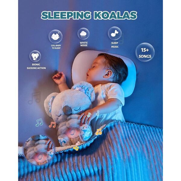 Auby Soothe 'n' Cuddle Koala Kuscheltier | grigio 2