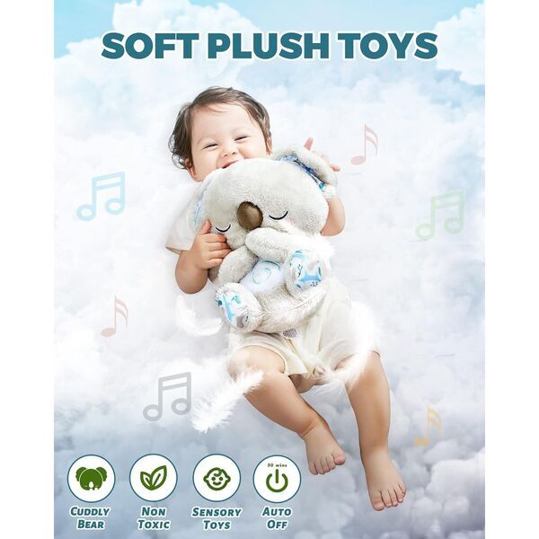 Auby Soothe 'n' Cuddle Koala Kuscheltier | grigio 3