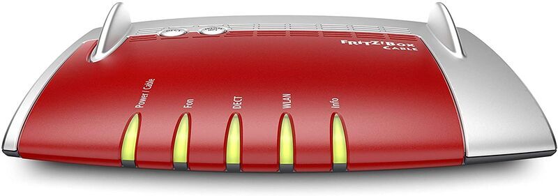 AVM FRITZ!Box 6490 Cable | rot/silber 2