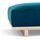 Aya stool velour Lux Petro | blue, thumbnail 1 of 4