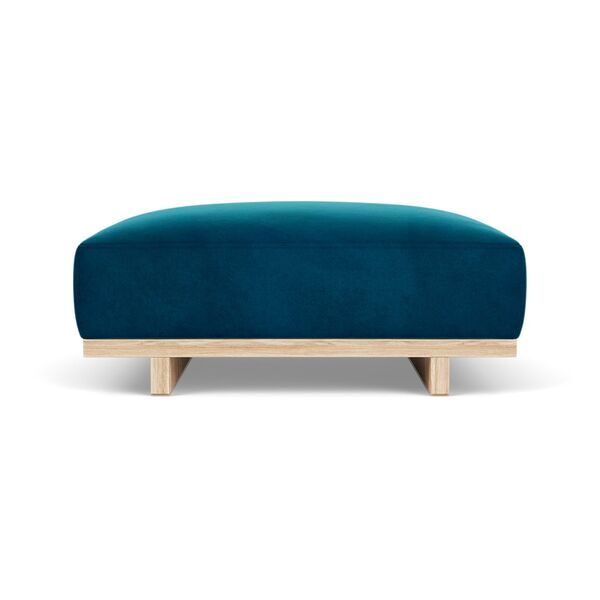 Aya stool velour Lux Petro | blue, image 2 of 4