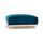 Aya stool velour Lux Petro | blue, thumbnail 3 of 4