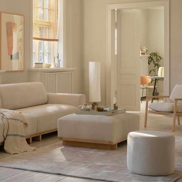 Aya stool velour Lux Petro | blue, image 4 of 4
