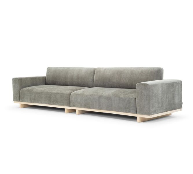 Aya sofa 4-seater Planet Grey Green | grey, image 1 of 4