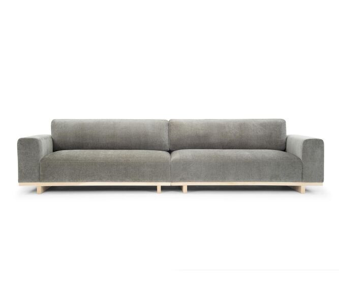 Aya sofa 4-seater Planet Grey Green | grey, image 2 of 4