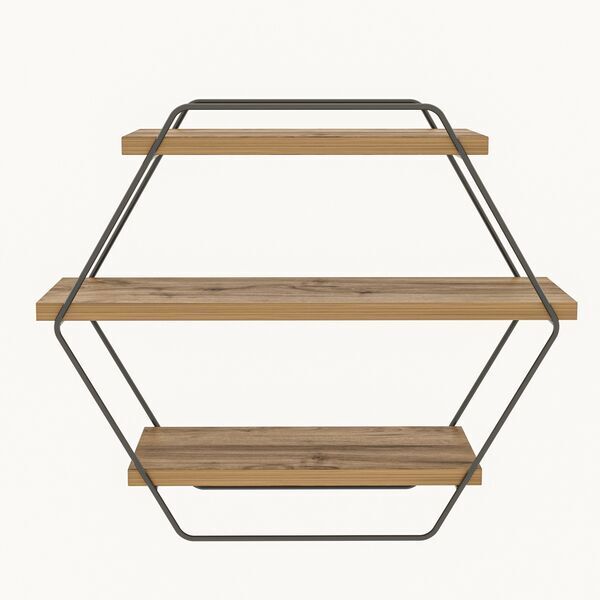Azra wall shelf wood veneer | multicolored, image 3 of 4
