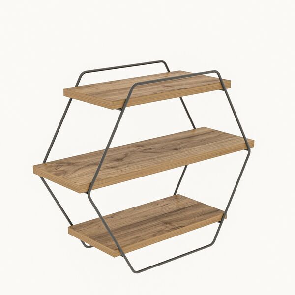 Azra wall shelf wood veneer | multicolored, image 4 of 4