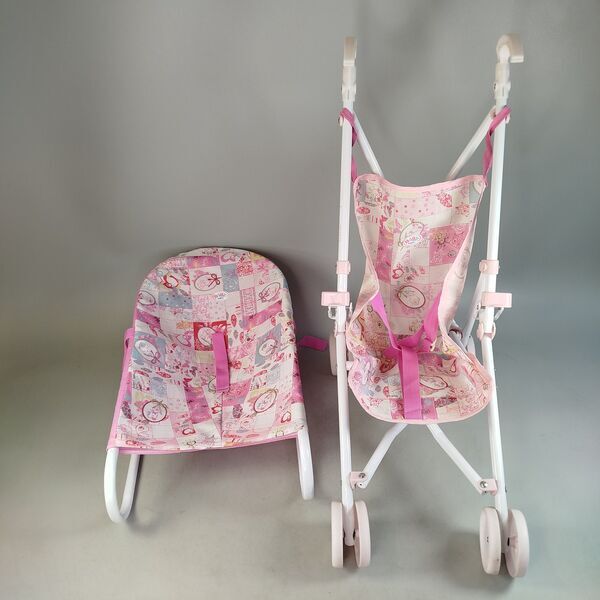 Baby born Bundle von 3 Laufstall, Buggy & Wippee | mehrfarbig, image 3 of 3