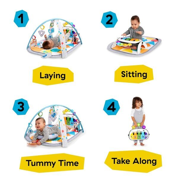 Baby Einstein 4 in 1 Kickin' Tunes Spieldecke | mehrfarbig 2