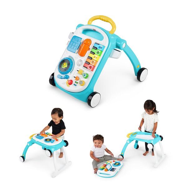 baby Einstein Musical Mix N Roll 4-in-1 baby walker | blue, image 1 of 3