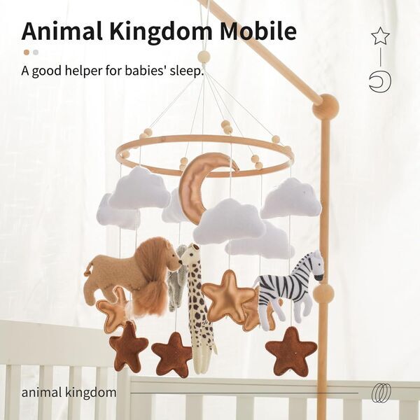 Let's Make Baby Mobile Waldtiere | multicolored 2