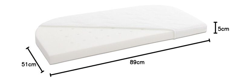 Babybay Beistellbett Matratze Klima | white 3