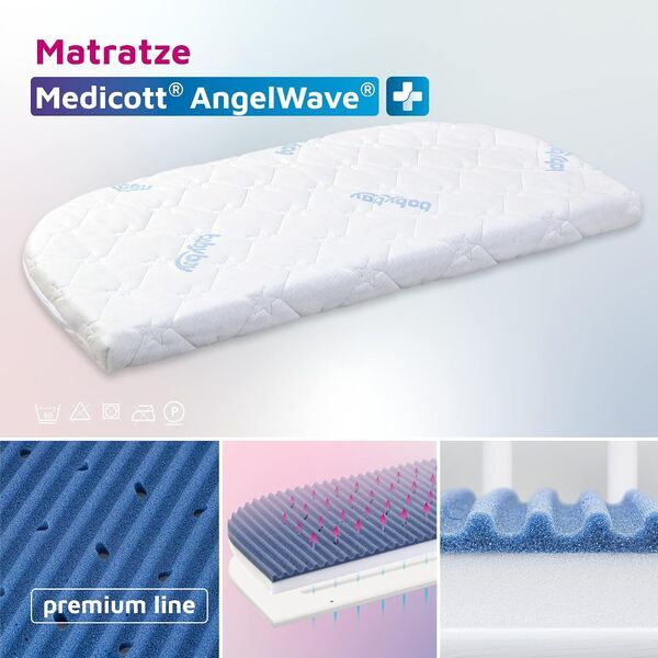 Babybay Medicott AngelWave mattress original | white, image 3 of 3