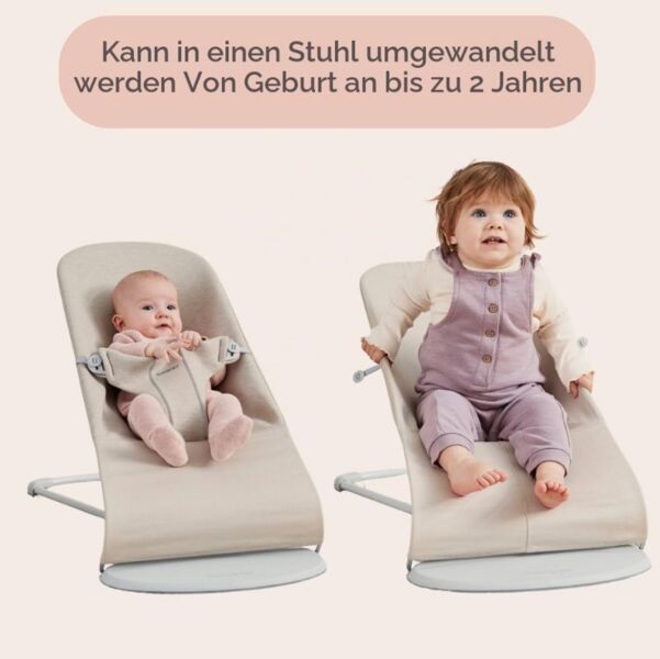 BabyBjörn baby rocker Bliss 3D Jersey | beige, image 3 of 3