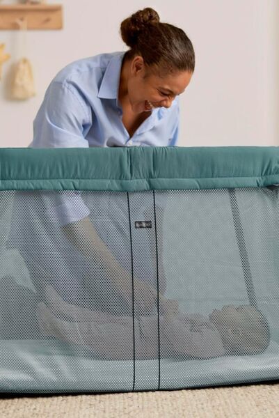 BabyBjörn Reisebett Light | dark green 3