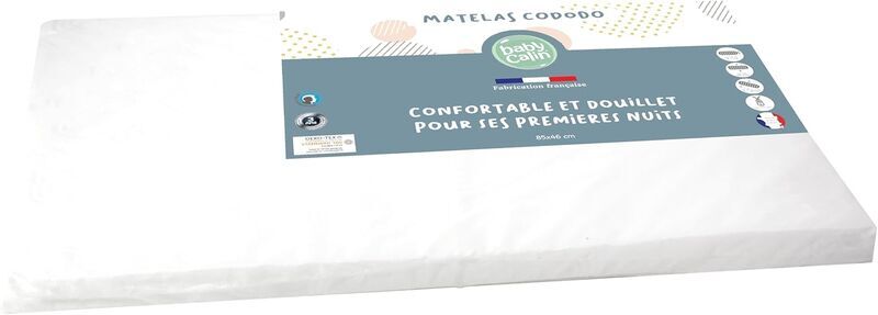 Babycalin Beistellmatratze | white 1