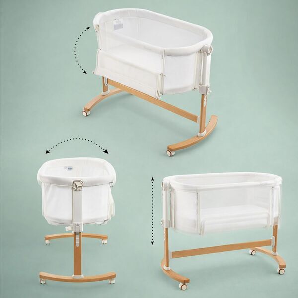 Babygo Amila 3-in-1 Beistellbett | beige 3