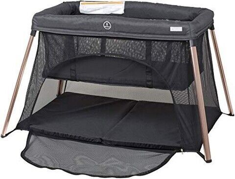 BabyGo Dreams II Reisebett | schwarz/gold 3