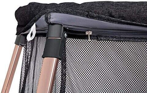 BabyGo Dreams II Reisebett | schwarz/gold 5