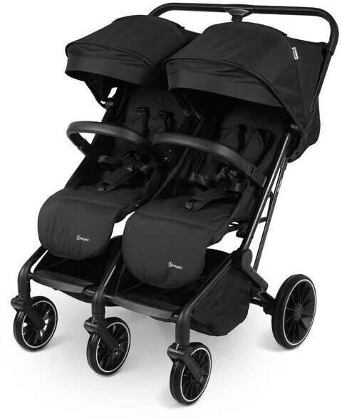 BabyGo GoTwice Geschwisterbuggy | black 1