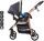 BabyGo Style 3-in-1 Kinderwagen | schwarz | rosegoldenes Gestell thumbnail 5/5