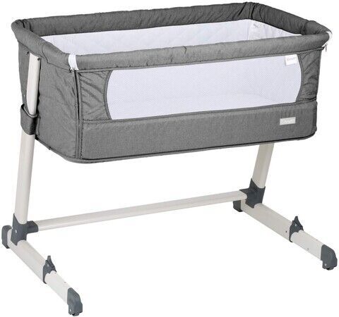 BabyGo Together Beistellbett | grau 1