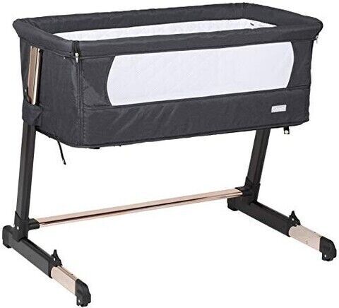 BabyGo Together Beistellbett | black/gold 1