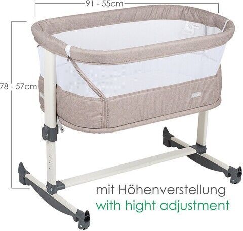 BabyGo Vivaldi Beistellbett | beige 3