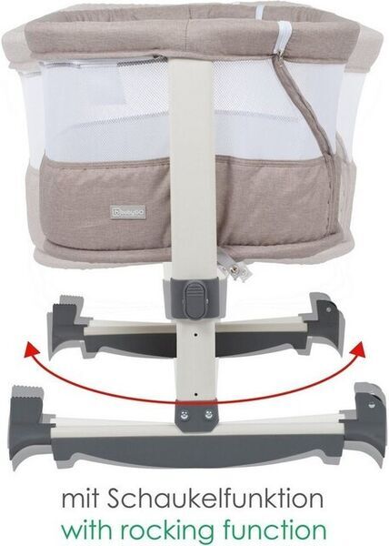 BabyGo Vivaldi Beistellbett | beige 4