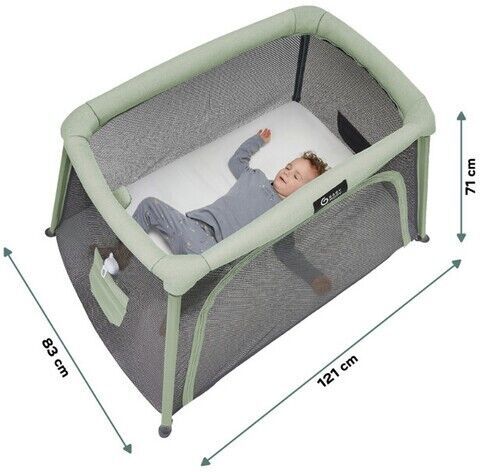 Babymoov 3-in-1 Moov & Comfy Travel Cot | green 2