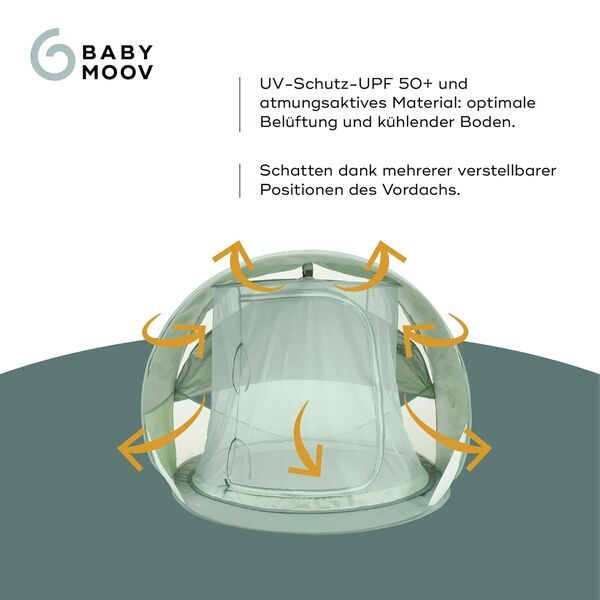 Babymoov Strandmuschel Moov & Protect | green 3