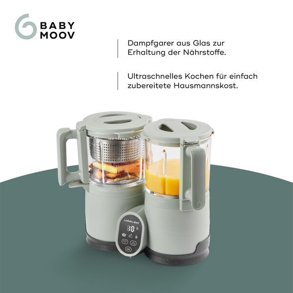 Babymoov Nutribaby Glass Babynahrungszubereiter | green 3