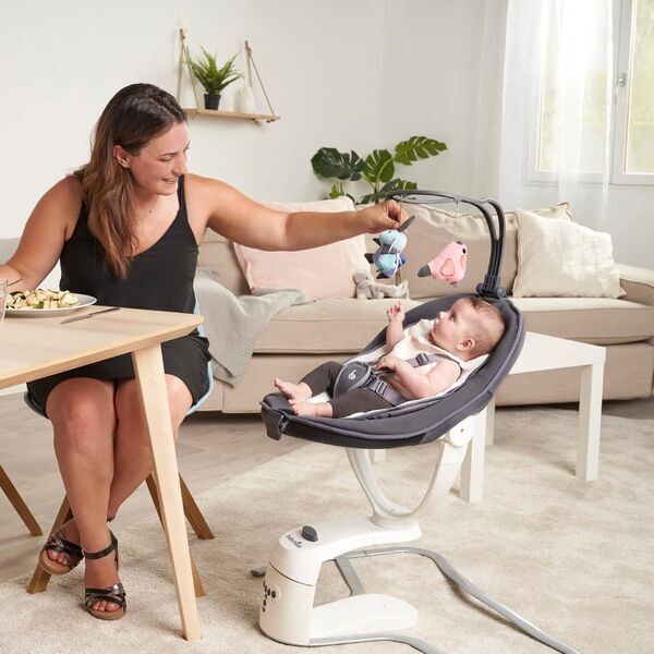 Babymoov Babyschaukel Swoon Motion | schwarz/weiß 2