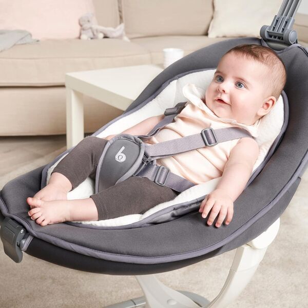 Babymoov Babyschaukel Swoon Motion | schwarz/weiß 3