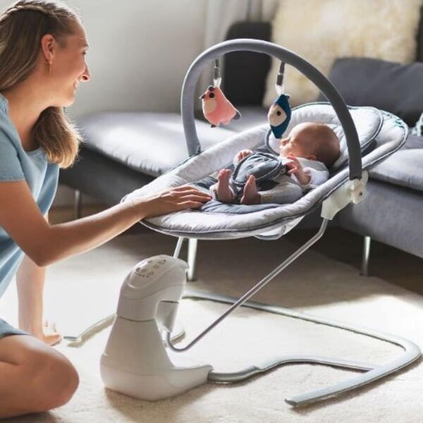 Babymoov Swoon Light Elektrische Babywippe | grey 2