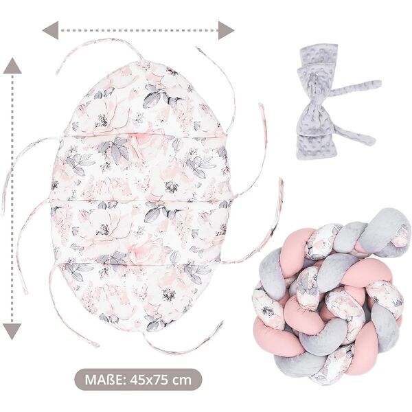 Totsy Baby Babynest Kuschelnest | rozā | Wilde Rose 2