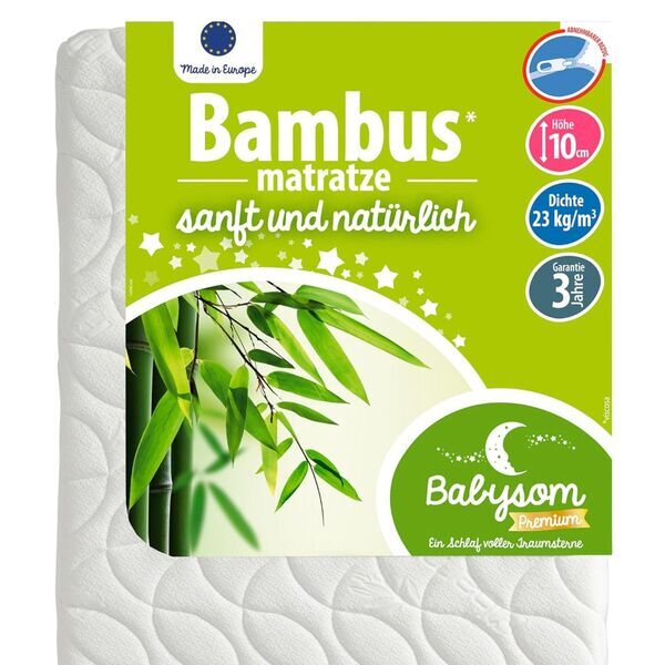 Babysom Bambus Babymatratze | white 1