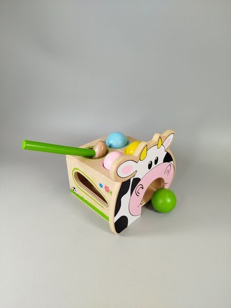 Babyspielzeug Set - Zug, Motorikwürfel, Klopfspiel, Auto | mehrfarbig 3