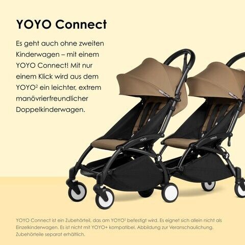 Babyzen YOYO Connect Erweiterungsset zum Doppelkinderwagen | black 3