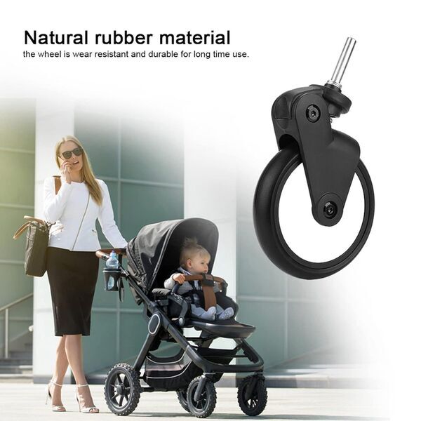 Yosoo Health Gear Babyzen Yoyo Ersatzräder | Version Englisch | black 3