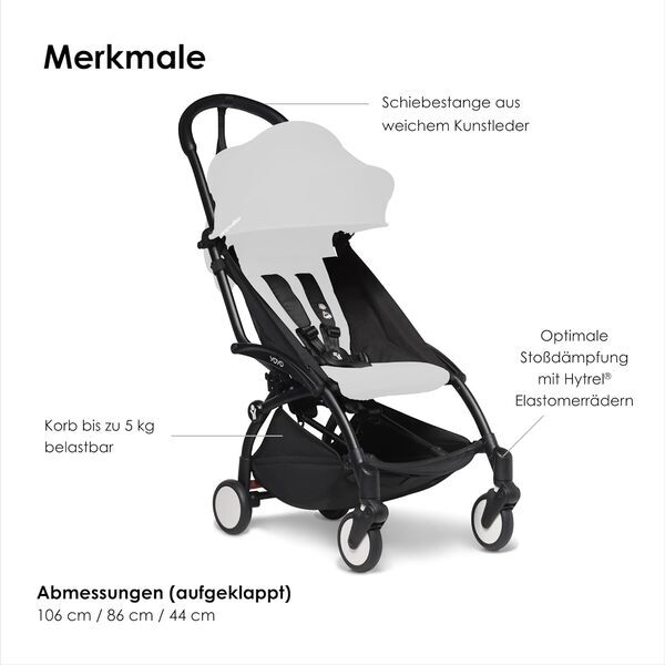 Babyzen Yoyo2 Kinderwagengestell | sort 3